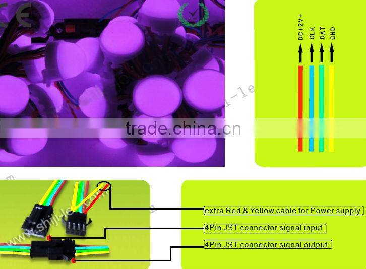 dmx controller 30mm led rgb pixel point source light