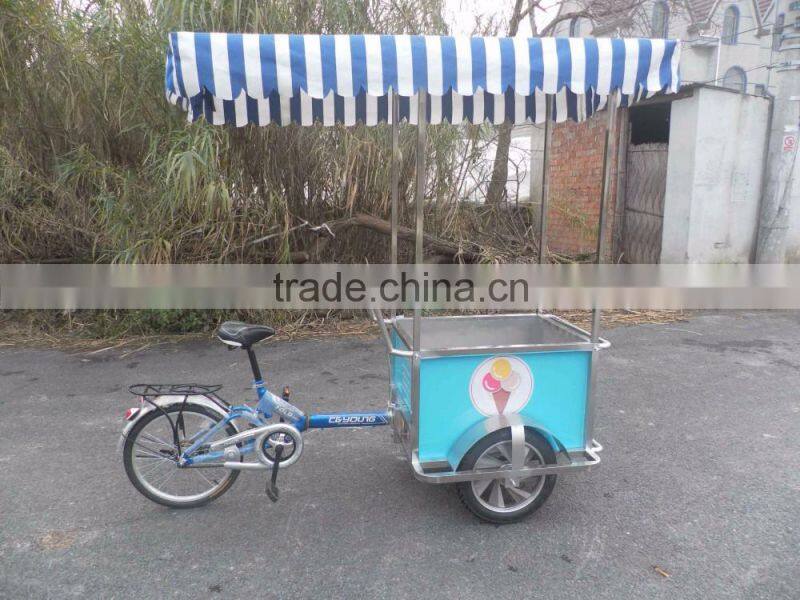 JX-FB160 Newly Design Logo outdoor riding Mobile Cheap Mobile bike food cart