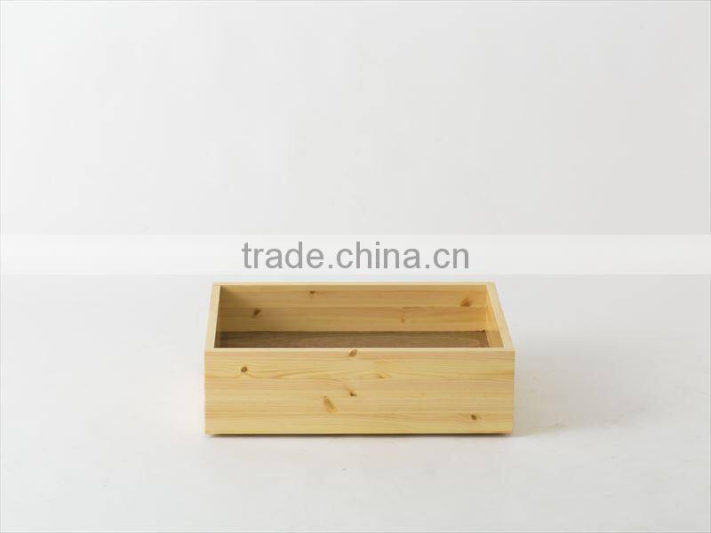Perfect waterproof wooden planter box for Indoore Gardening