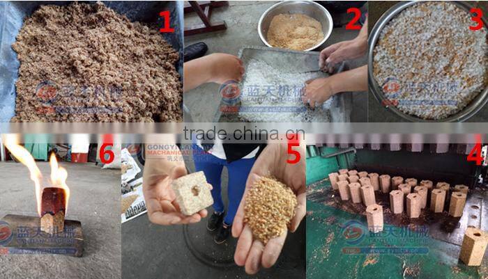 High Quality Automatic Sawdust Briquette Charcoal Making Machine