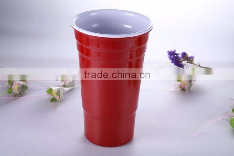 two tone melamine cups with different size, yogurt cup size