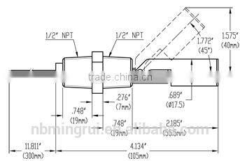 MR-L3 Electric water level switch side mouted float level switch