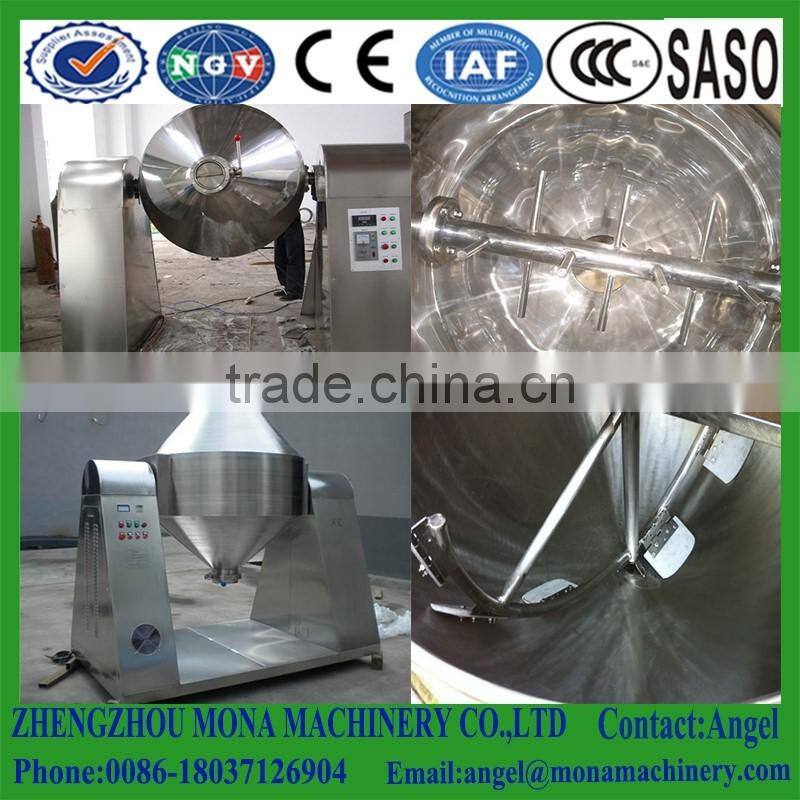 Flour mixing machine/biconical mixing machine with jacket to mix and dry the powder
