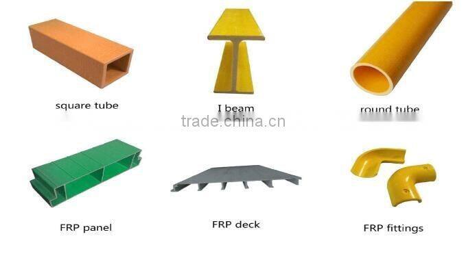 Anti-corrosion / flame-resistant FRP GRP Fence/ FRP guardrail/ FRP Handrail