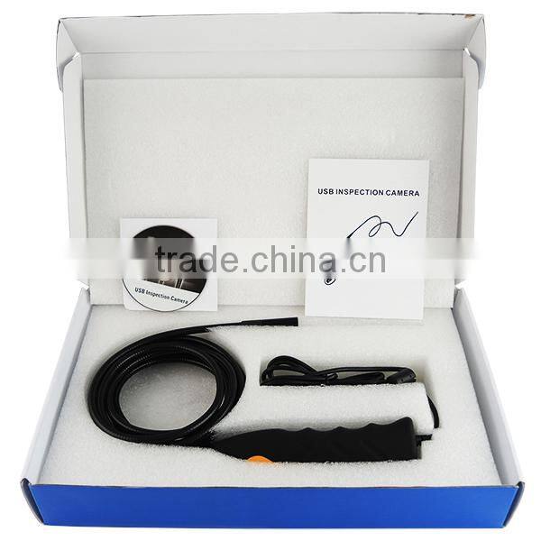 High Definition USB Video Inspection Borescope/ 3M Cable Endoscope Pipe Snake Scope 8.5mm HD Camera 6 LED