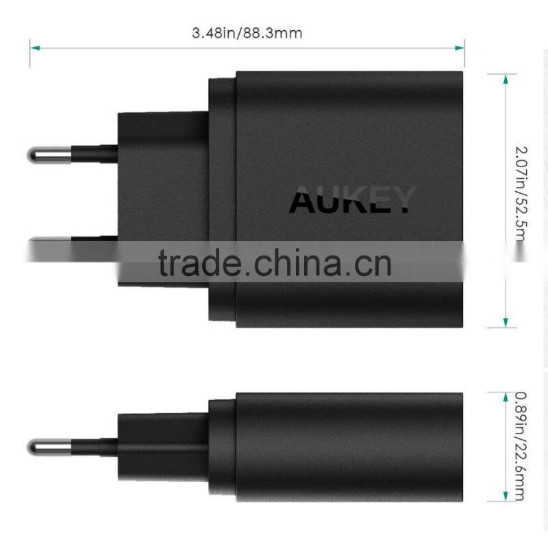 Aukey Quick Charge 2.0 54W 5 Ports USB Desktop Charging Station Wall Charger,EU plug