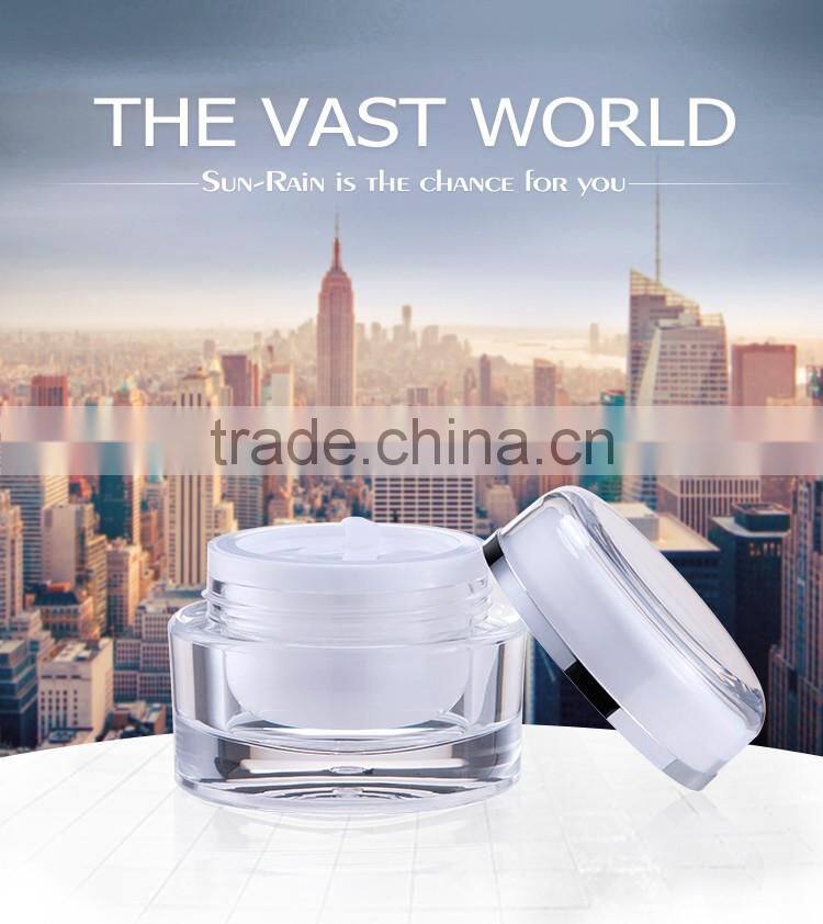 Empty makeup packaging acrylic jar cosmetic
