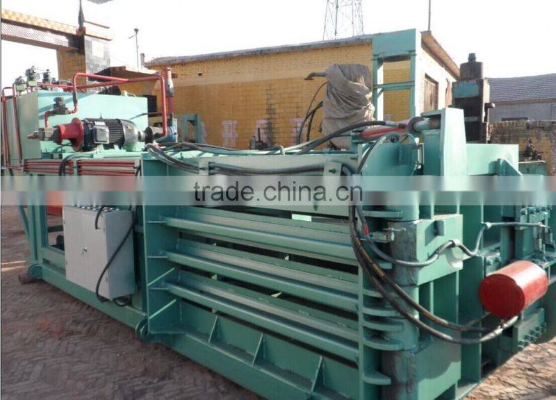 HD3-60T semi-automatic horizontal waste paper baler machine,cardboard baling press machine