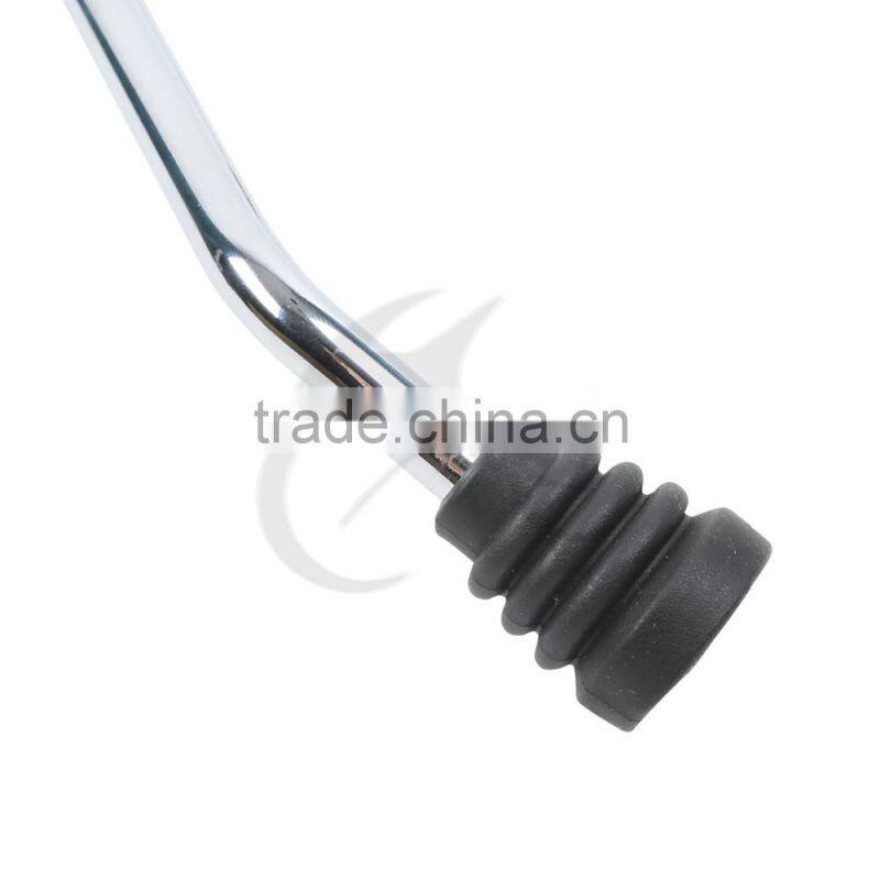 Motorcycle Universal 8mm Round Chrome Left Right Pair Rear View Mirror For Honda