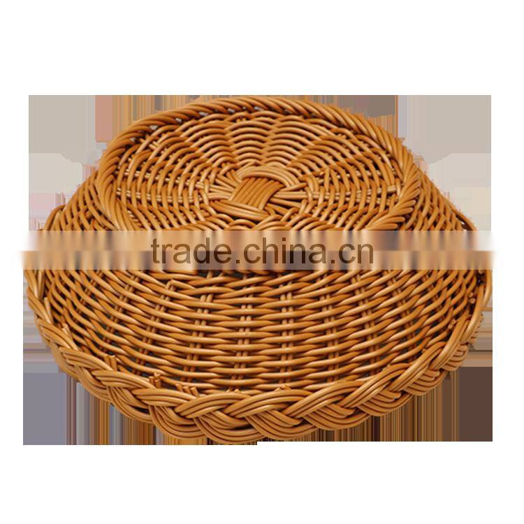 Wholesale eco-friendly food grade durable rattan empty fruit basket