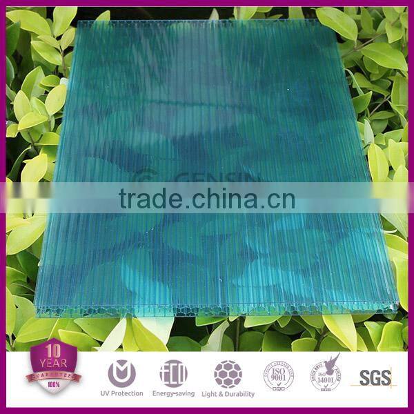 8mm Polycarbonate Honeycomb Panel,Agricultural greenhouse,Polycarbonate Greenhouse Sheet