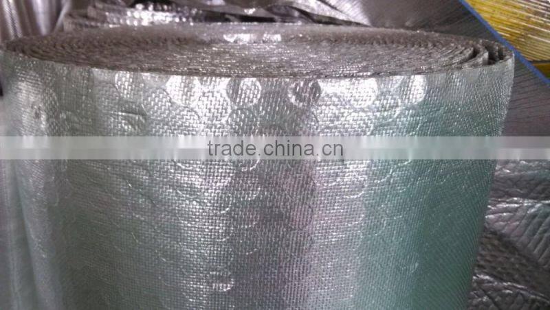 Sun reflective attic and roof heat insulation aluminum foil laminated air bubble sheet