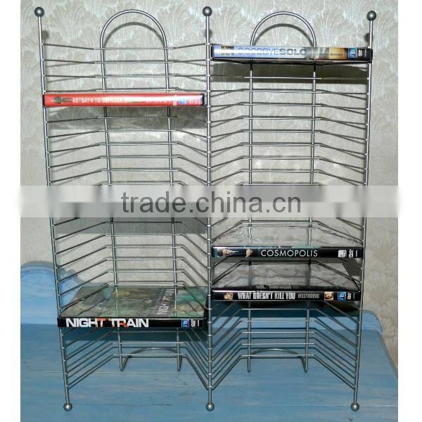 Nice look Double Tower Metal DVD Storage stand