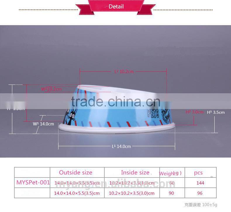 2015 Chinese High Quality pet bowl,cheap plastic pet bowl,fenncy pet bowl