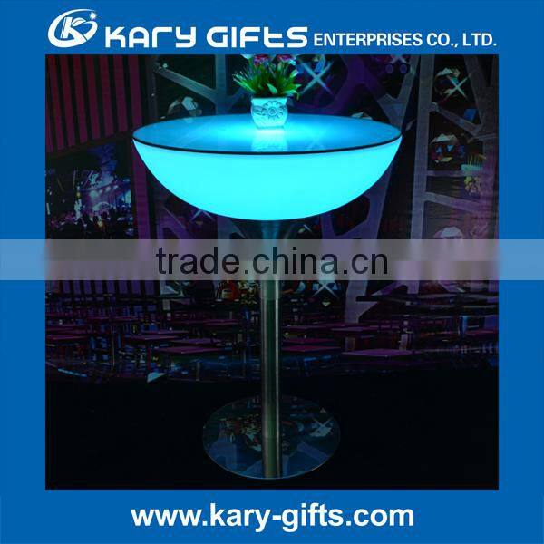 LED FURNITURE LIGHTING OUTDOOR HIGH BAR TABLE DESIGN