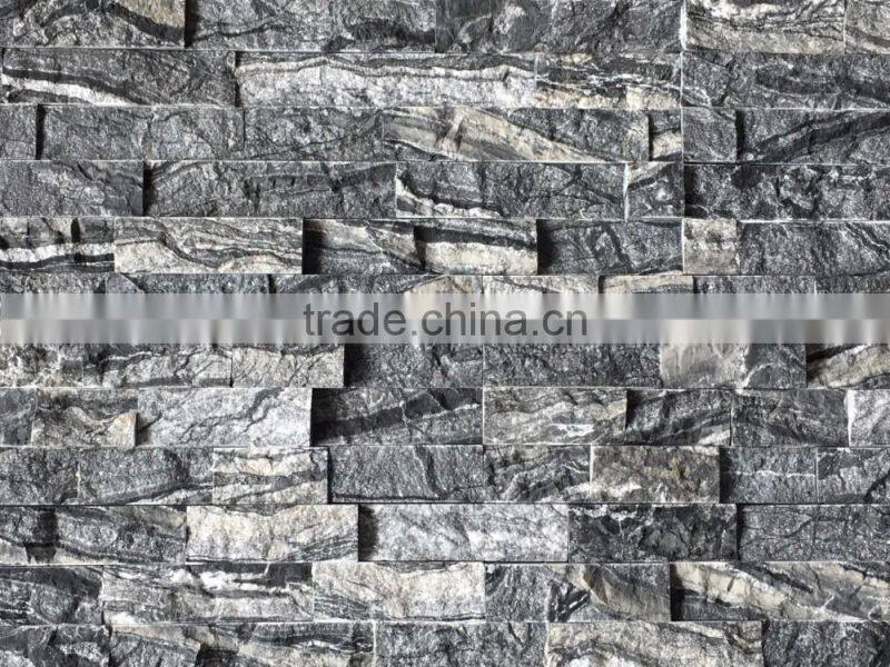 High quality tree black marble stone,cultural stone