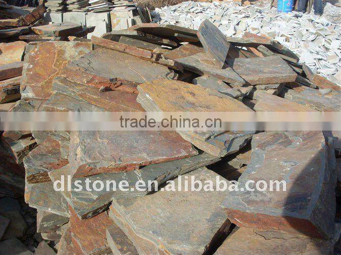 Rusty slate stone