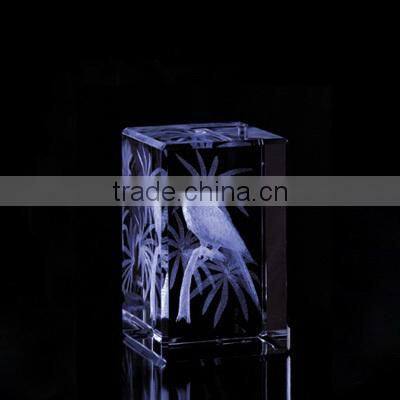 2016 elegant laser crystal animals
