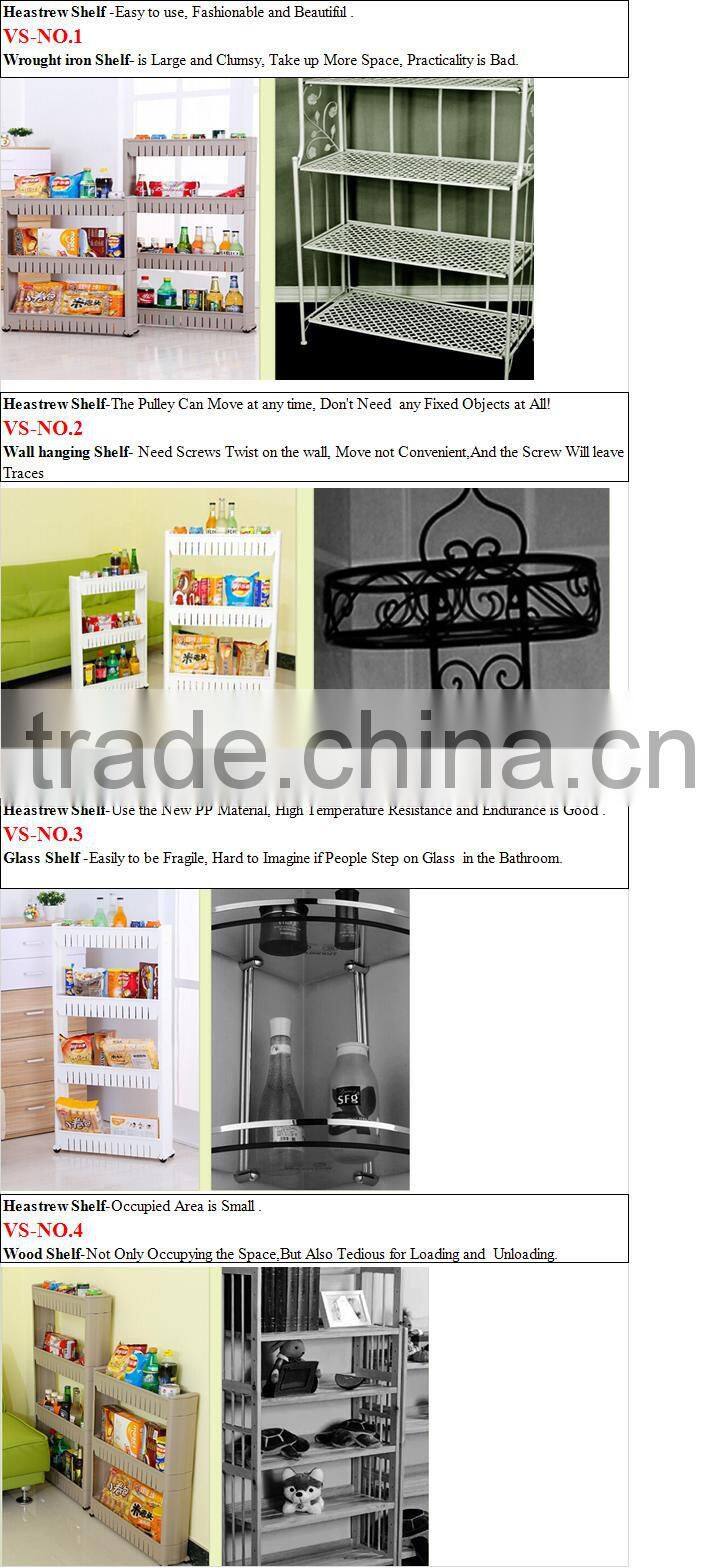 Hot Selling Plastic Cheap One Single Gap Shelf