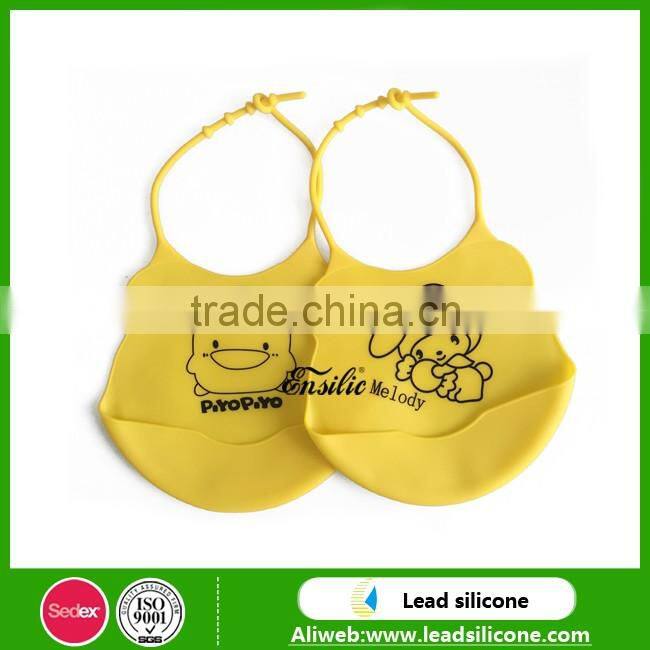 Waterproof washable silicone baby bib for baby products