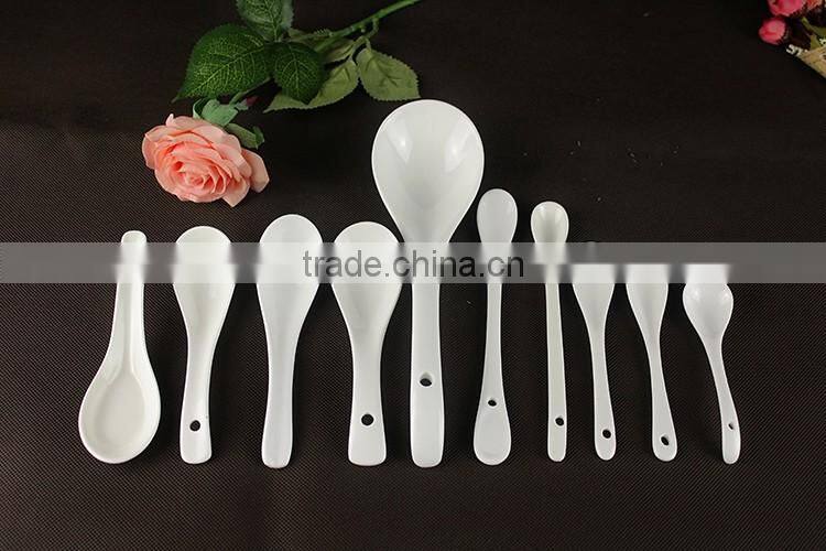 China factory suppliers porcelain coffee tea soup anti-shake spoon