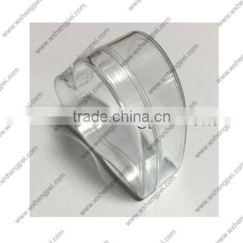 Cleverish portable cute transparent heart-shaped plastic storage jewelry wedding box kit