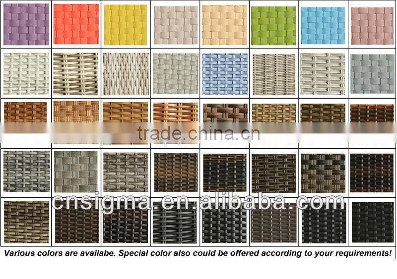 2017 Trade Assurance Hot Sale Single Table Outdoor rectangle pe rattan garden Long Dining Table