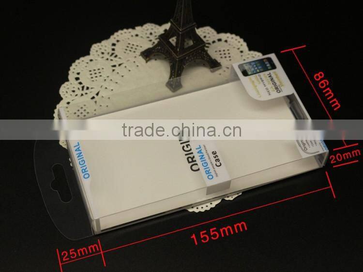 Customized CellPhone Case plastic packaging , PVC Packaging box