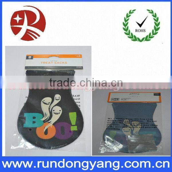 Custom printing high quality plastic halloween bag