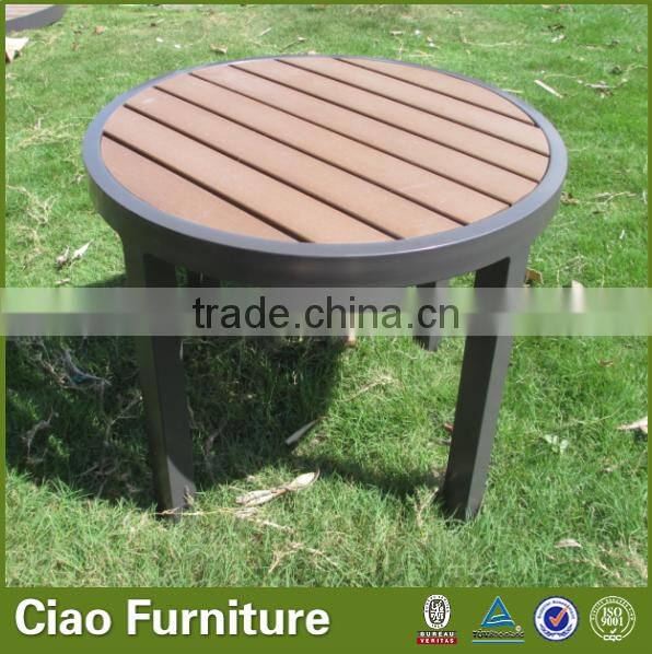 Outdoor waterproof teakwood on top small side table