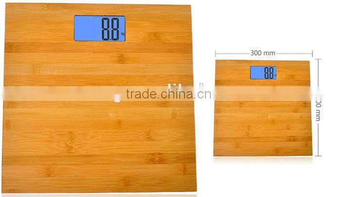 High Precision Bamboo Bathroom Body Scale