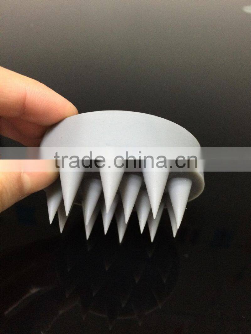 The head of child health care massager silicone shampoo brush