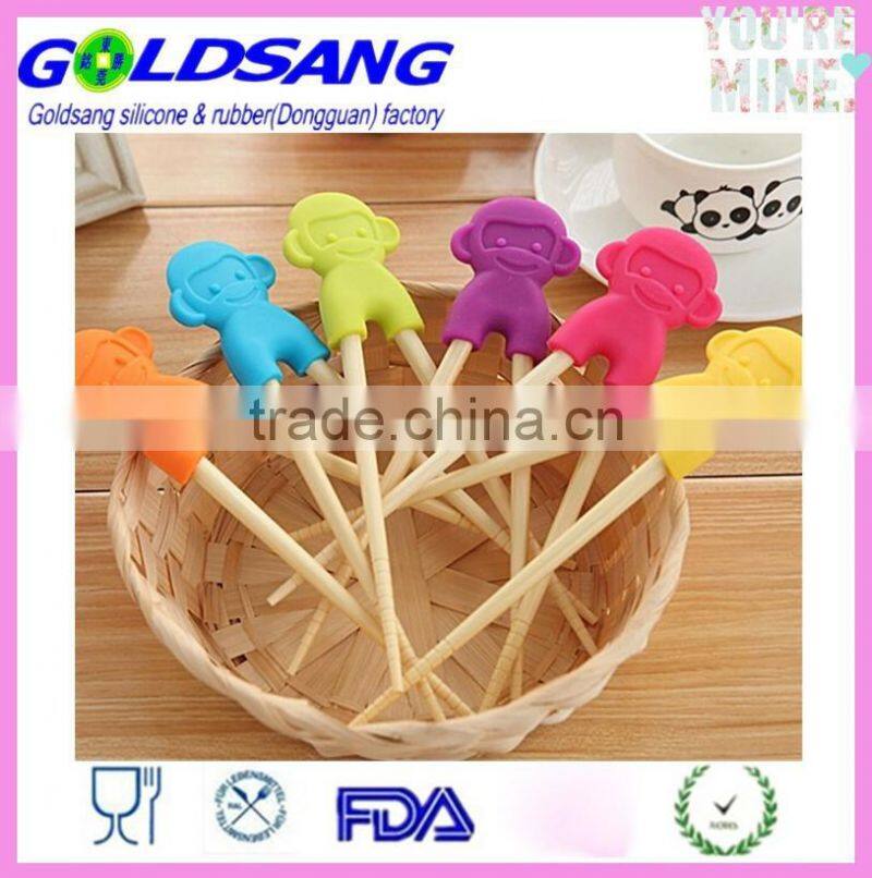 Swan shape Learning trainer Silicone Chopsticks holder