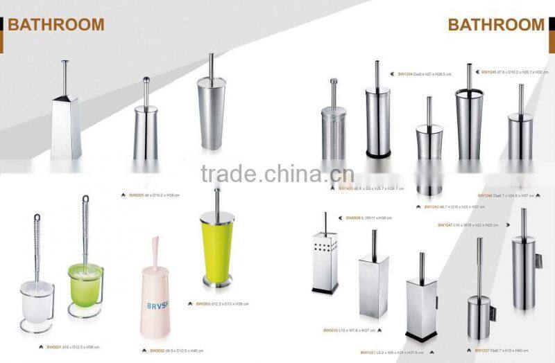 stainless steel bathroom sets accessories toilet brush holder
