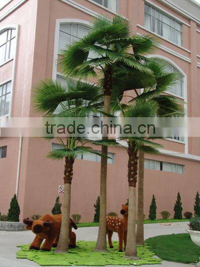 Home garden edging decorative 5ft to 16ft Height outdoor fake green plastic palm trees EDS06 0834