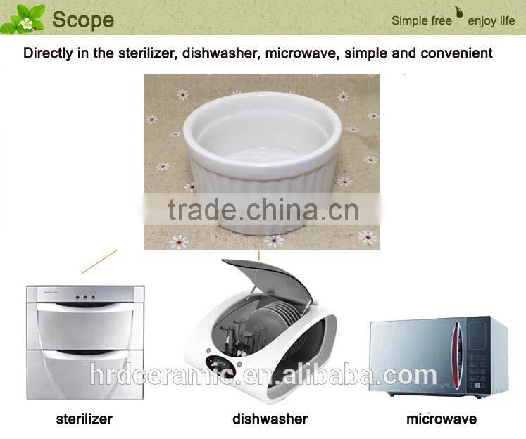 High quality Stocked bakeware sala bowl /flat bottom round bowl