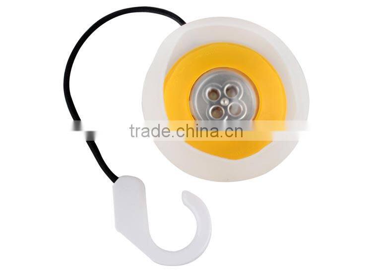 4 LED soft protective one-push tent hanging camping light