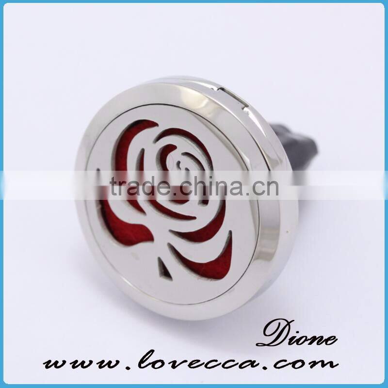 Essential Oil Car Diffuser, Stainless Steel Aromatherapy diffuser for traveling, Car Vent Clip Diffuser, Car Freshener Clip