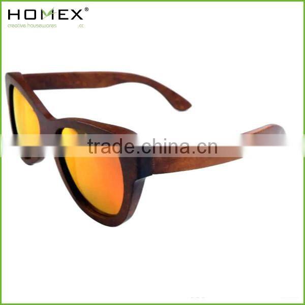 Fantastic attractive bamboo wooden handmade sunglasses/HOMEX