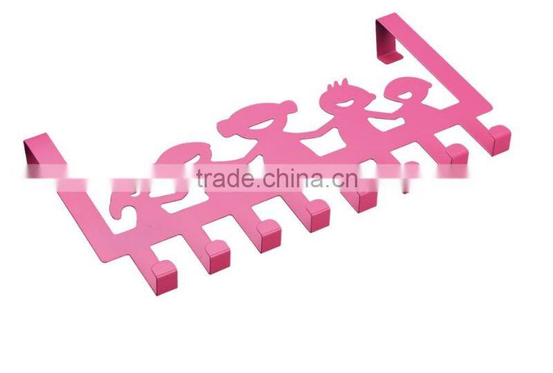 color stainless steel cat design hanging door hook