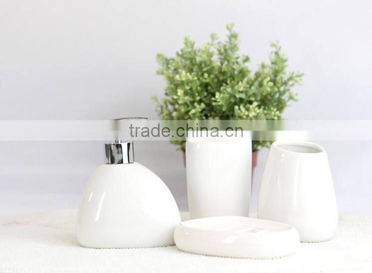 ceramic porcelain bath accessories set, bath set,,bathroom fitting,ceramic soap dispenser/toothbrush holder/tumbler/soap dish