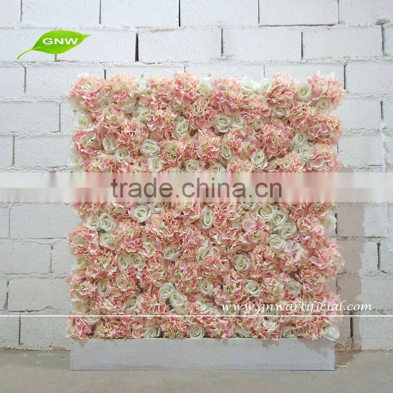 GNW FLW1508-2 hot sale Artificial colour mixture Dried glass flower wall art for wedding decor