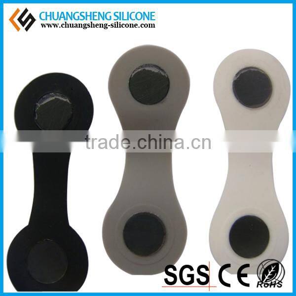 Silicone Magnetic Clips, magnetic badge clip, rubber plastic badge clip