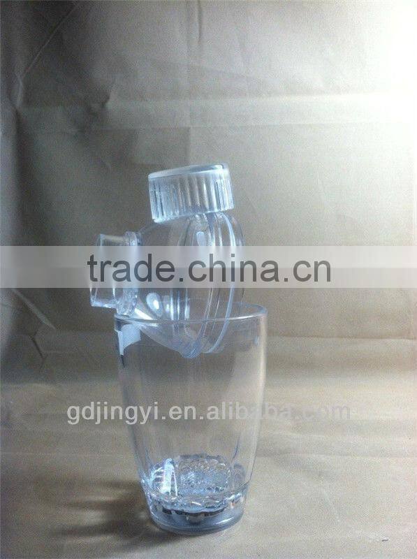 plastic Acrylic led flashing Cocktail shaker