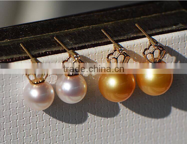 charms 9-10 mm south sea pearl jewelry earrings