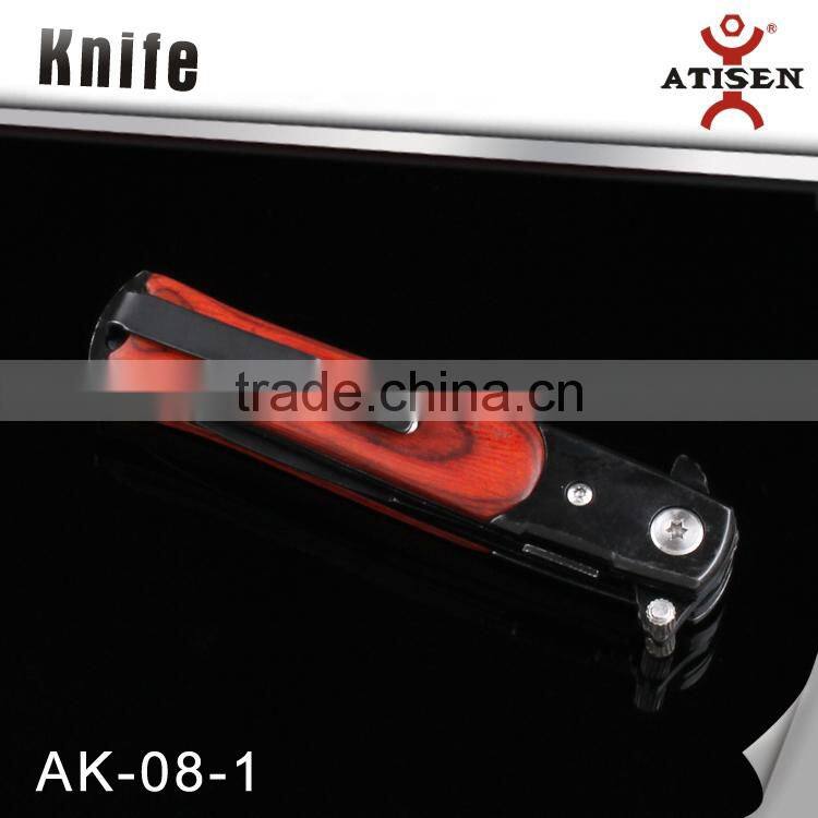 Wooden Handle 3Cr Stainless Steel Knife