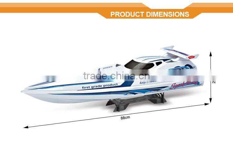 Hot Selling! 2.4G Radio Control Boat Electric rc boat High Speed Racing Boat for kids