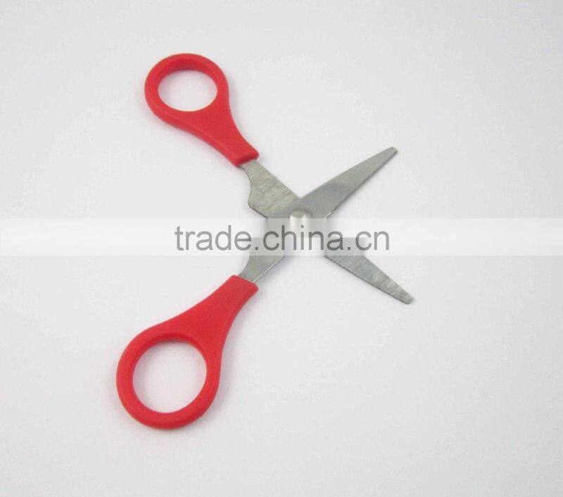 Popular Plastic Handle Student Small Scissors