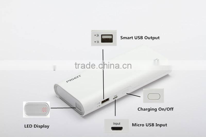 Pisen Stretchable 3.7V Foldable AC Plug Quick Charger for Mobile Phone Mobile Phone Battery 40 to 75mm