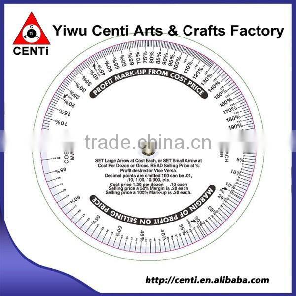 Custom Imprinted Profit Markup Plastic 2 Wheel Calculator